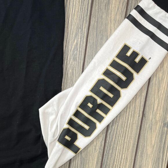 Purdue Boilermakers Women Pullover Hooded Sweatshirt Sz L Rhinestone Large Logo - Picture 6 of 8
